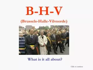 B-H-V (Brussels-Halle-Vilvoorde)