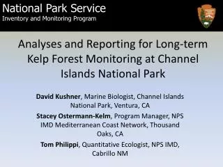 Analyses and Reporting for Long-term Kelp Forest Monitoring at Channel Islands National Park