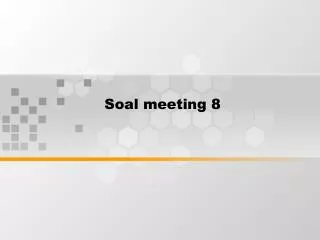 Soal meeting 8