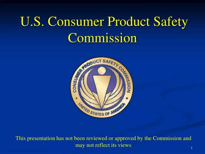 PPT - U.S. Consumer Product Safety Commission PowerPoint Presentation ...