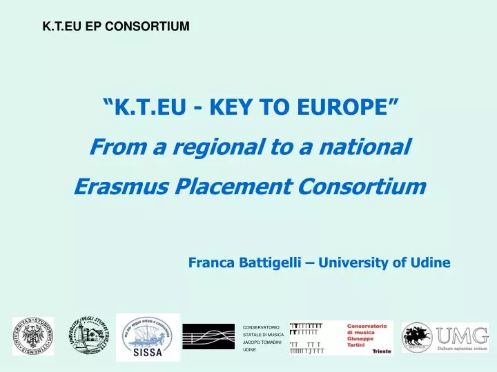 k t eu key to europe from a regional to a national erasmus placement consortium
