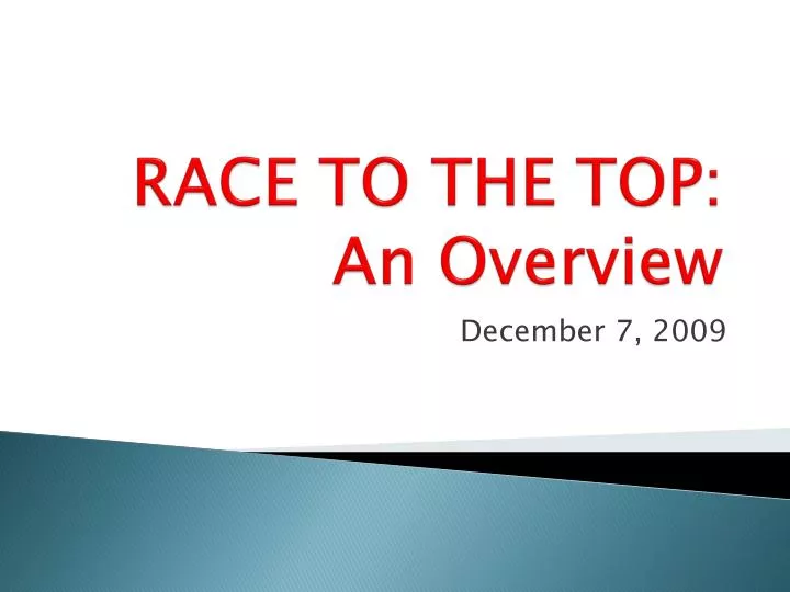 race to the top an overview