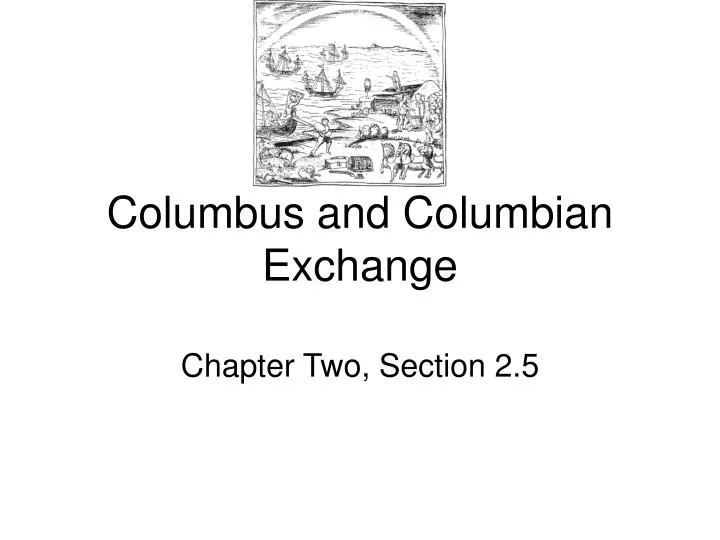 columbus and columbian exchange