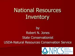 National Resources Inventory