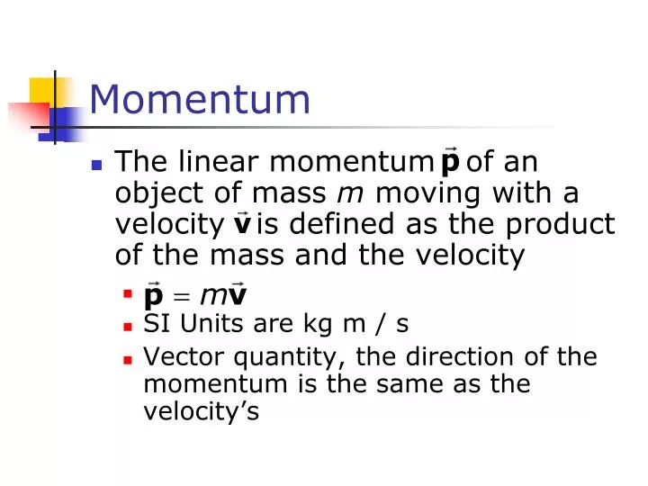 momentum