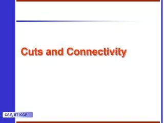 Cuts and Connectivity