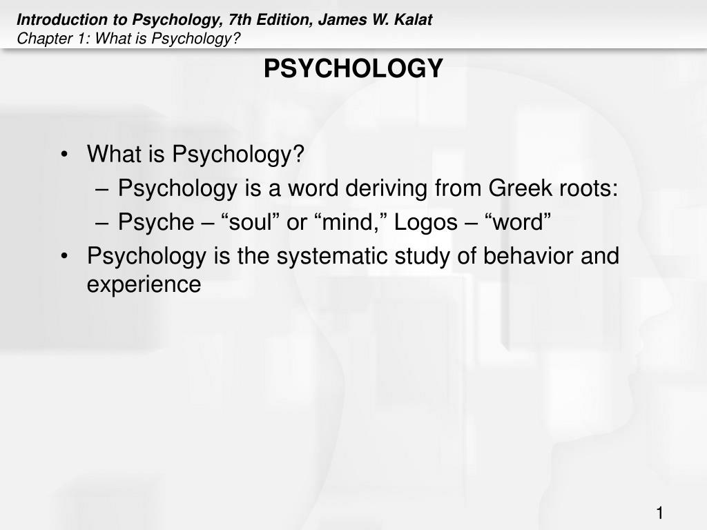 PPT - PSYCHOLOGY PowerPoint Presentation, free download - ID:1750981
