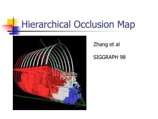 Hierarchical Occlusion Map