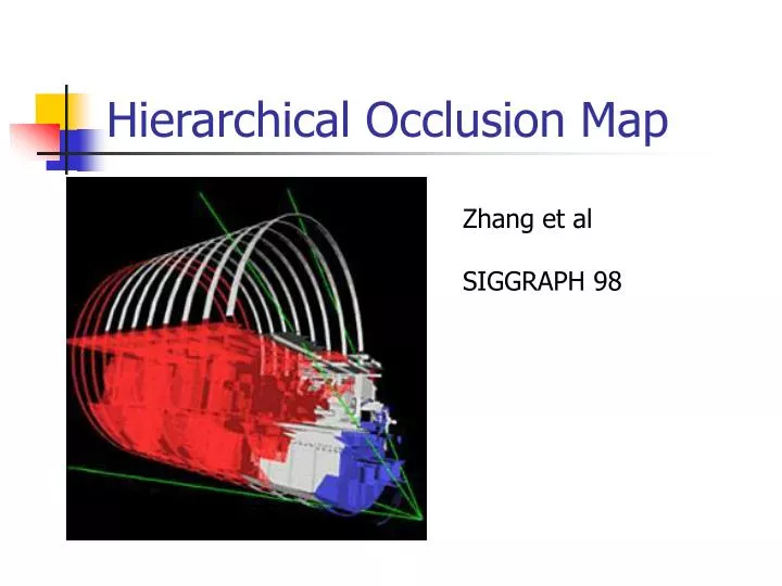 hierarchical occlusion map