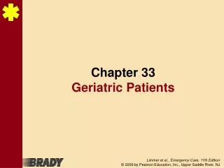 Chapter 33 Geriatric Patients