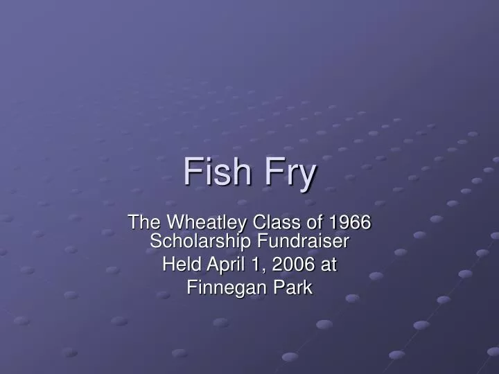 fish fry