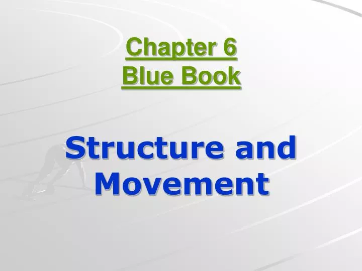 chapter 6 blue book