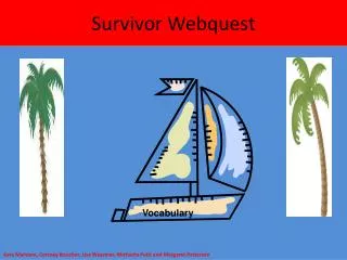 Survivor Webquest