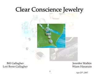 Clear Conscience Jewelry
