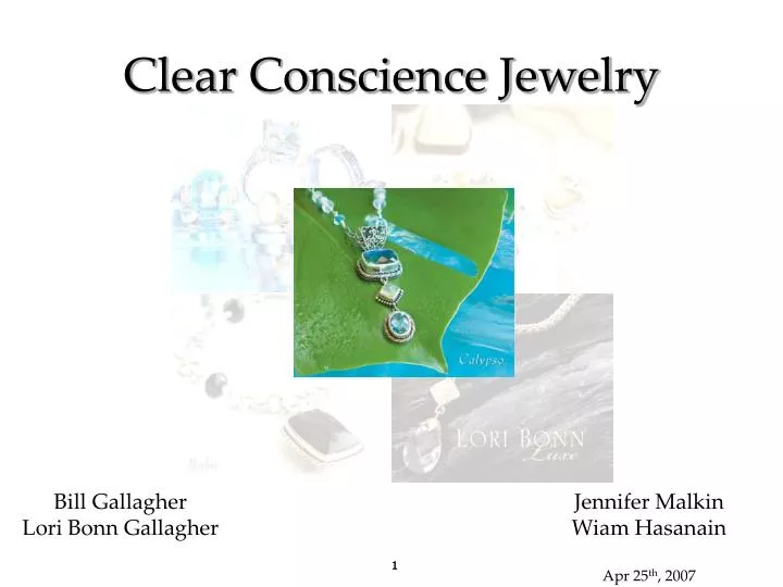 clear conscience jewelry