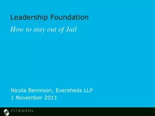 Leadership Foundation