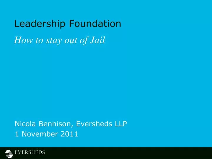 leadership foundation