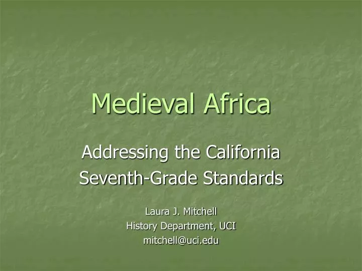 medieval africa