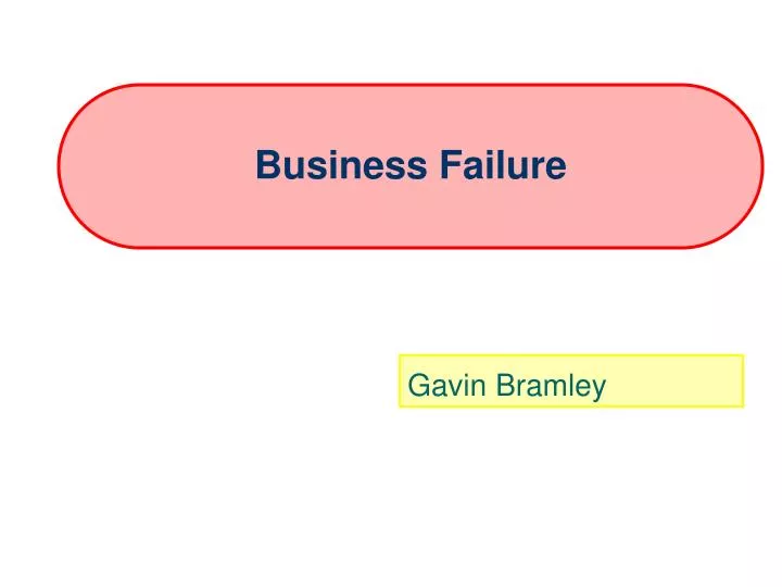 business failure