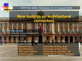 New insights on architectural connectors