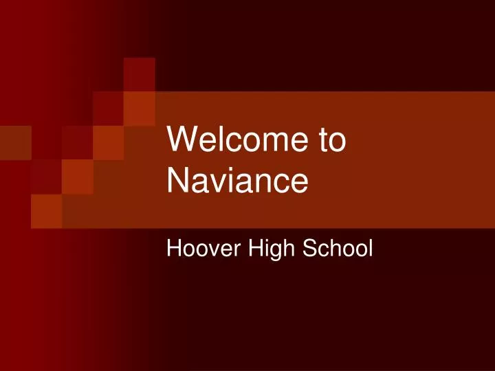 welcome to naviance