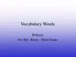 Understanding Key Vocabulary Words for Third Grade - Congratulations, Receive, and More - slide 1