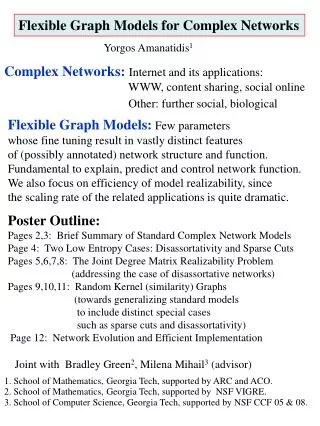 Flexible Graph Models for Complex Networks