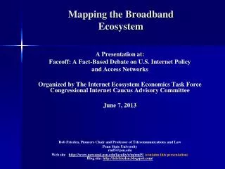 Mapping the Broadband Ecosystem