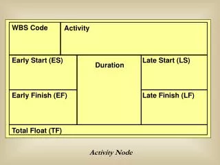 Activity Node