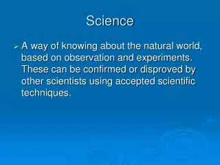 Science