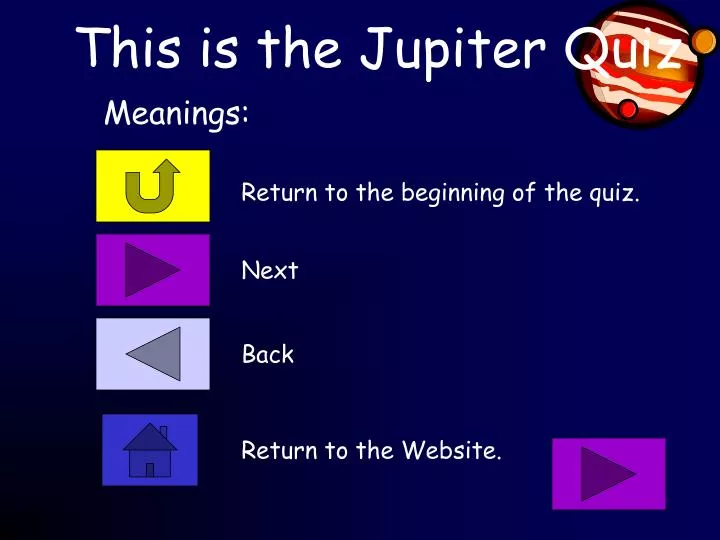 this is the jupiter quiz