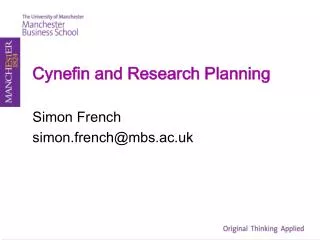 Cynefin and Research Planning