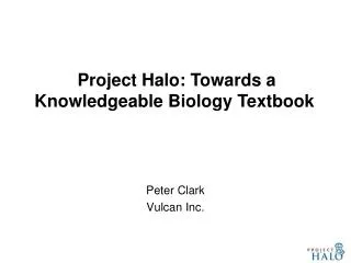 Peter Clark Vulcan Inc.