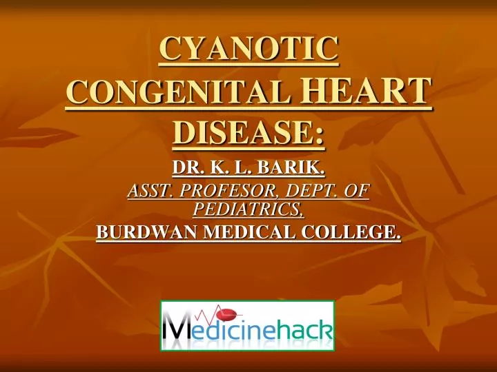 cyanotic congenital heart disease