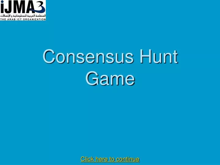 consensus hunt game