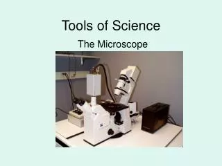 Tools of Science