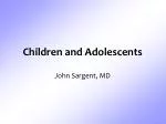 Children and Adolescents - slide 1