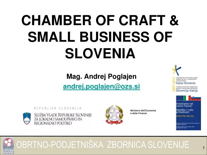 chamber of craft small business of slovenia