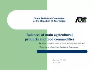 State Statistical Committee of the Republic of Azerbaijan