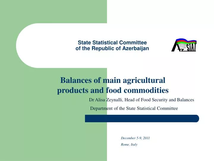 state statistical committee of the republic of azerbaijan