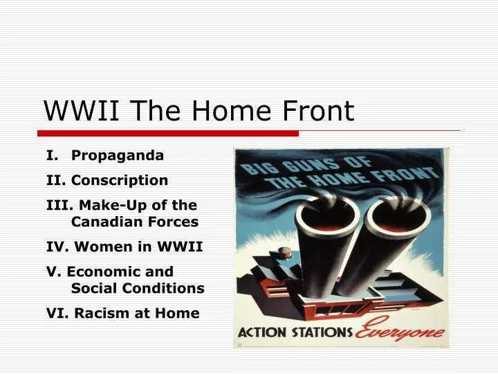 wwii the home front