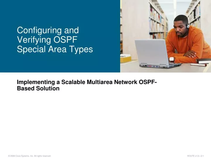 configuring and verifying ospf special area types