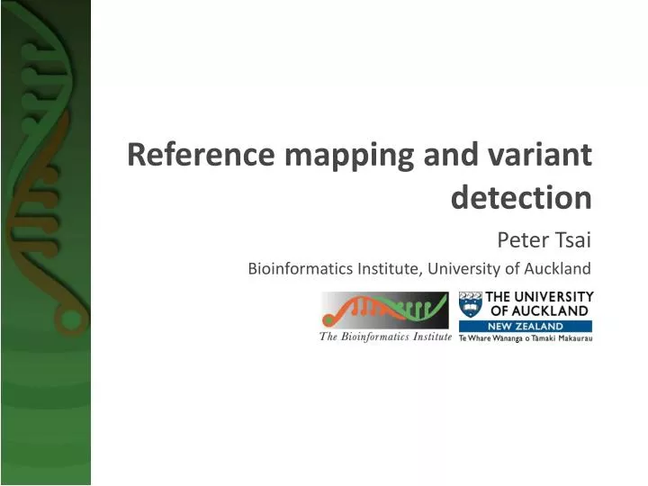 reference mapping and variant detection