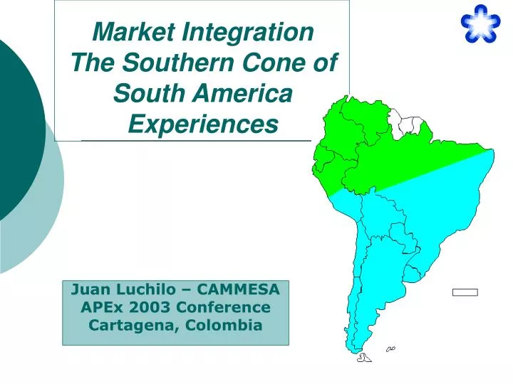 market integration the southern cone of south america experiences