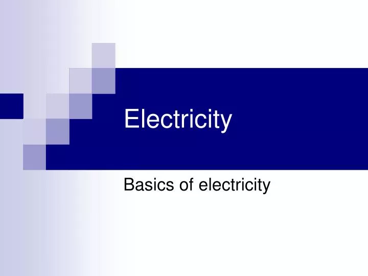 electricity