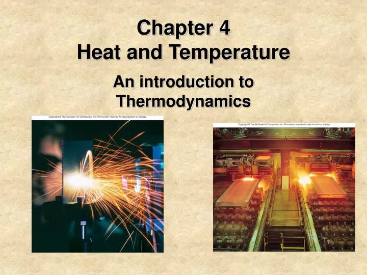an introduction to thermodynamics