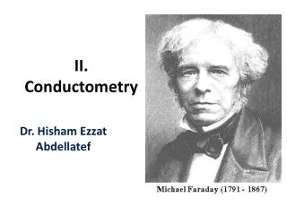 II. Conductometry