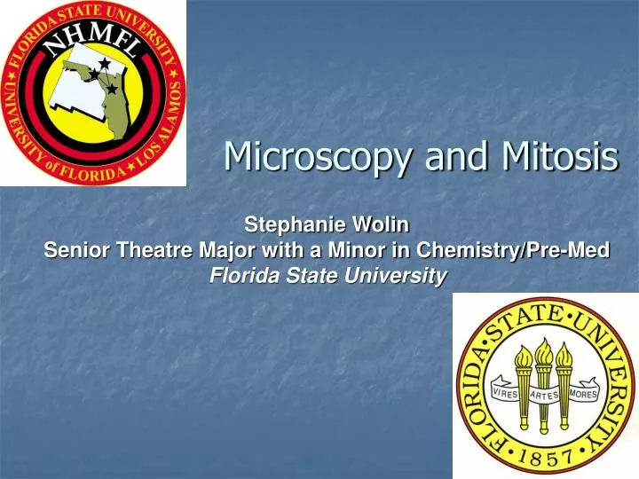 microscopy and mitosis