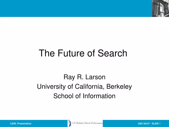 the future of search