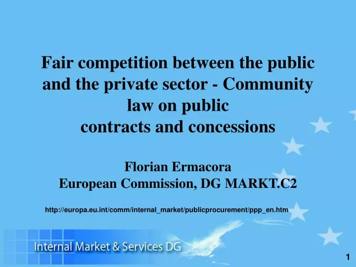 http europa eu int comm internal market publicprocurement ppp en htm